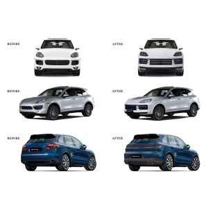 Porsche Cayenne 958 to 9Y0.2 style body kits replacement exterior upgrade