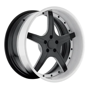 6061-T6 forged wheel black multi-piece